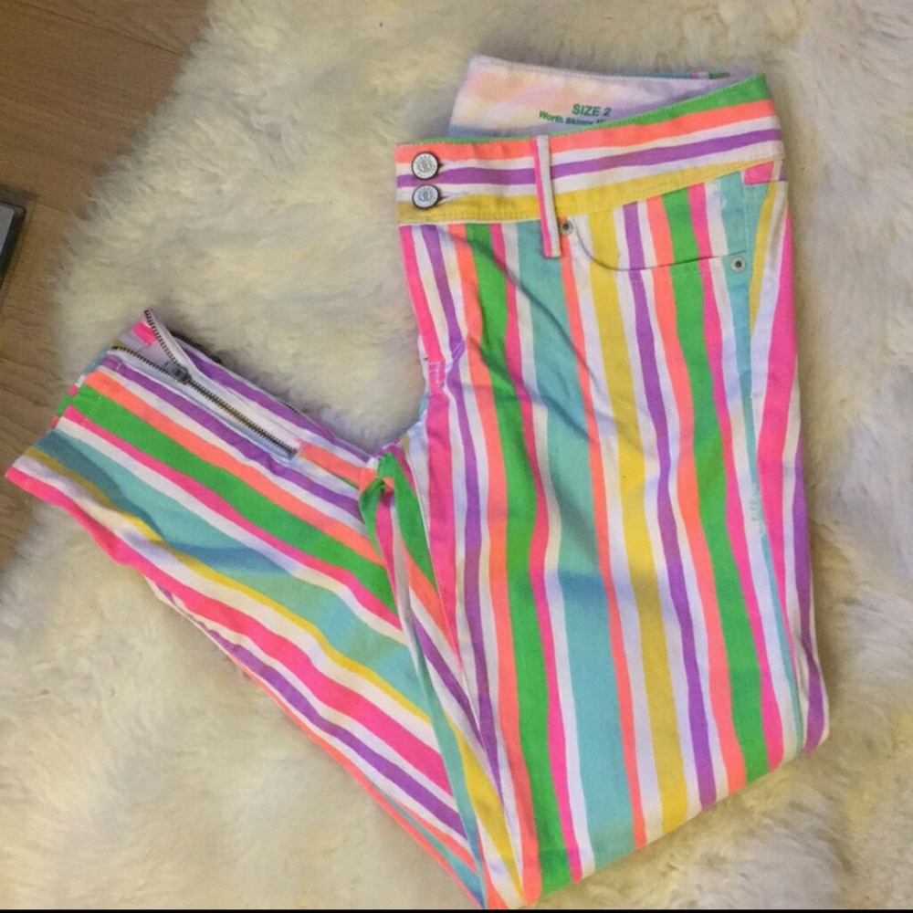 Rainbow Striped Lilly Pulitzer Jeans